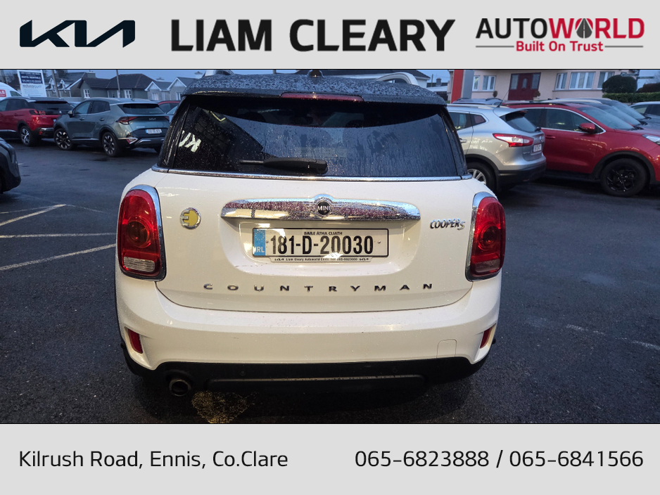 2018 MINI Countryman S E ALL4YU72 4DR AUTO ALL4 YU72 COOPER €19,995