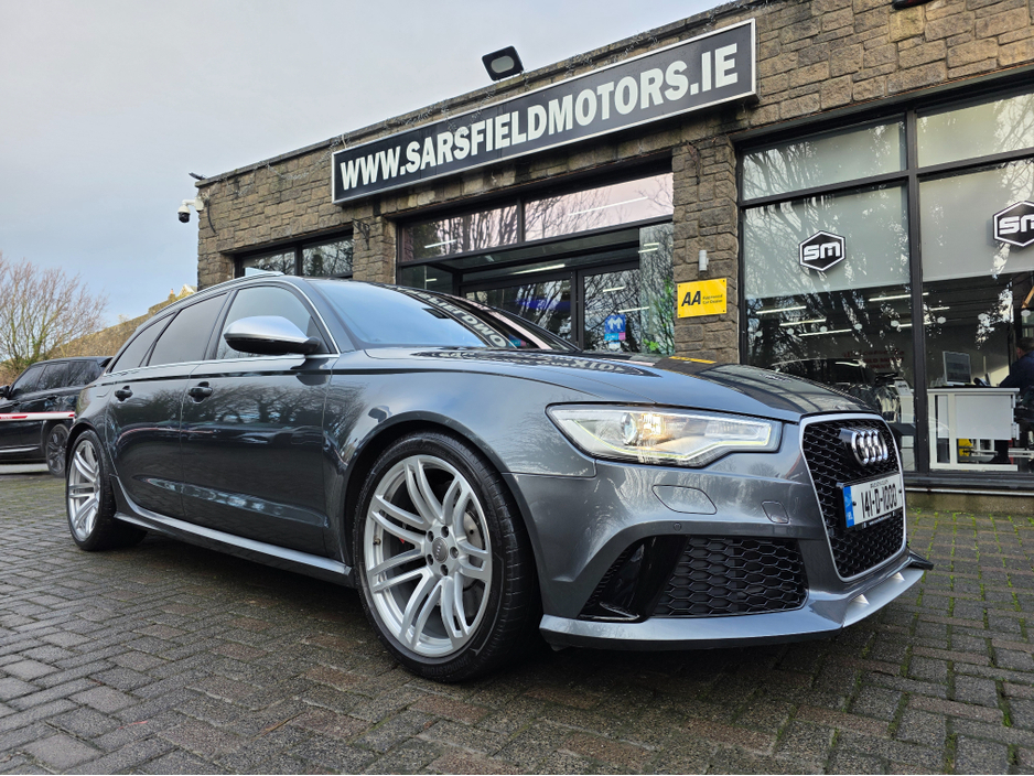 2014 Audi RS6 4.0 TSFI V8 TWIN TURBO 560 BHP. ONLY 59000 MILES. FSH. FINANCE ARRANGED. SIMI. AA APPROVED. €59,950