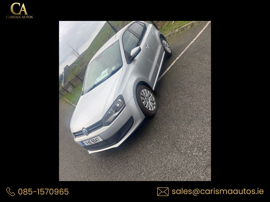 2011 Volkswagen Polo 1.2 DBA 6RCBZ 5DR AUTO €7,950