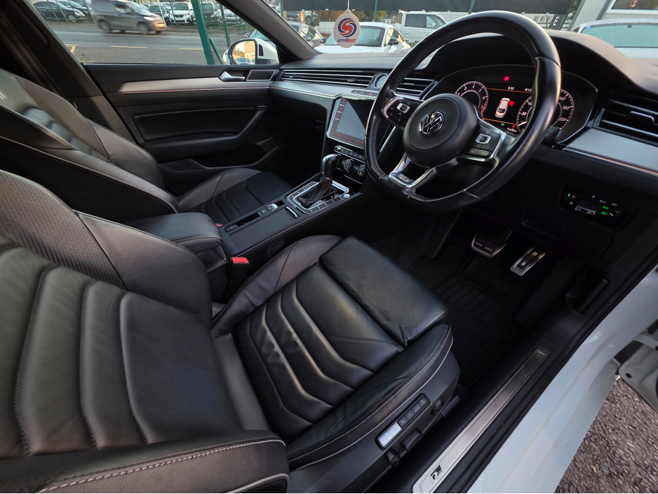 2018 Volkswagen Arteon 2.0 TSI R LINE EDITION 280BHP VIRTUAL DASH FULL LEATHER HEATED ELECTRIC SEATS SAT NAV CARPLAY ANDROID AUTO BLIND SPORT PARKING SENSORS SELF PARKING ASSIST 360 CAMERA €29,500