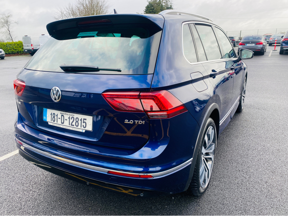 2018 Volkswagen Tiguan R-LINE  2.0 TDI 150HP D7F 5DR €25,995