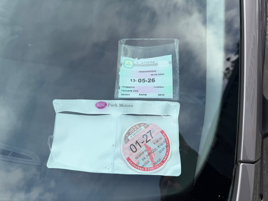 2016 Skoda Rapid 1.2TSI 90HP SPACEBACK AMBITION €8,490