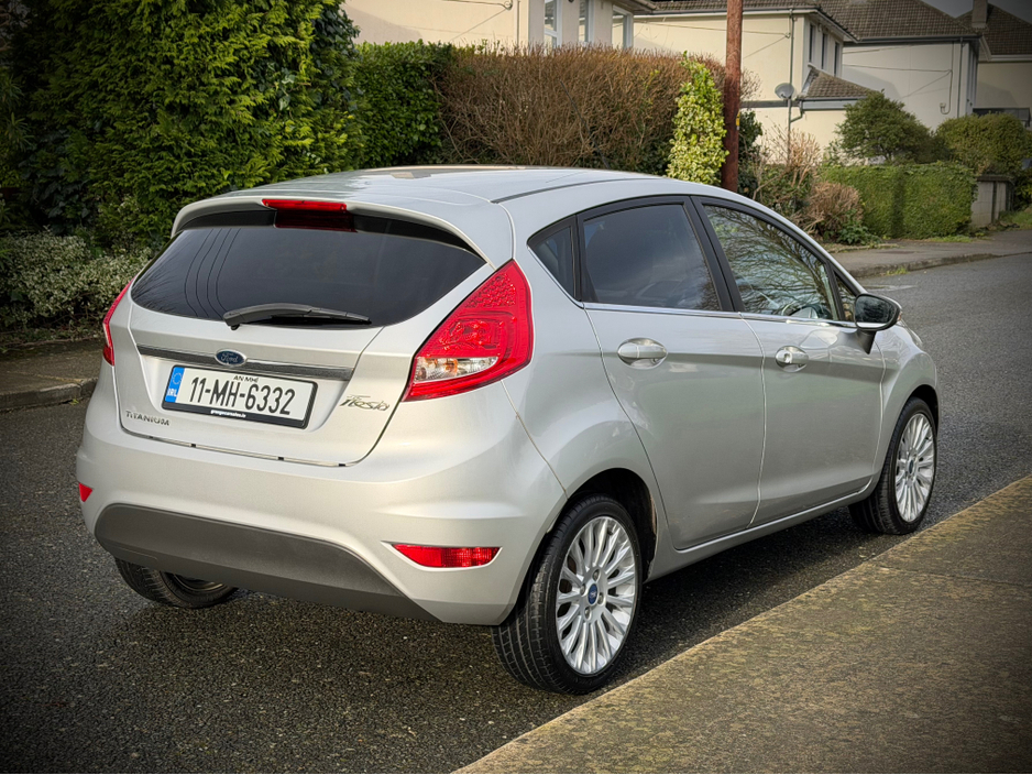2011 Ford Fiesta 1.4 Titanium 5dr Hatchback | AA approved | 2 keys | July 26 nct | New timing belt | Sold serviced and valeted with warranty and motor history check provided. €4,999