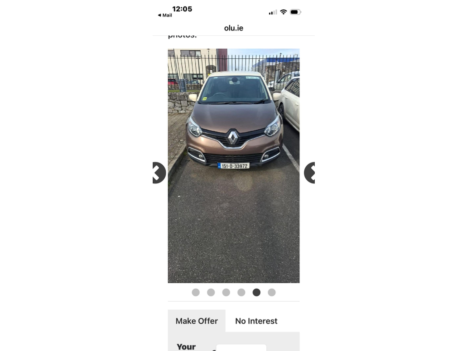 2015 Renault Captur for sale in , Ireland