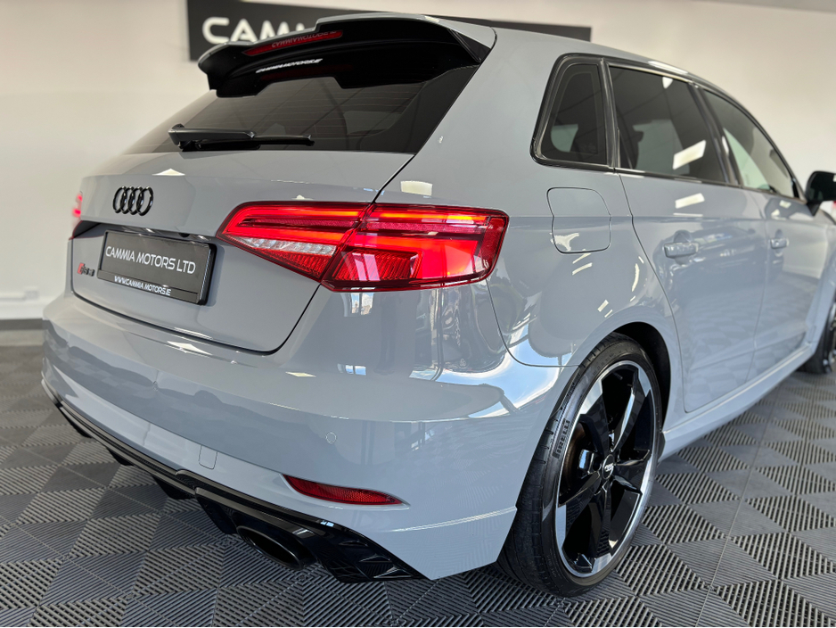 2018 Audi RS3 AUDI RS3 2.5 TFSI QUATTRO 400BHP AUTO *BANG & OLUFSEN SPEAKERS*FACTORY RS SPORT EXHAUST*RS STAMPED SPORT HEATED SEATS*DIGITAL DASH*REVERSE CAM & SENSORS*2 KEYS GREAT SERVICE HISTORY FINANCE AVAILABLE* €47,950