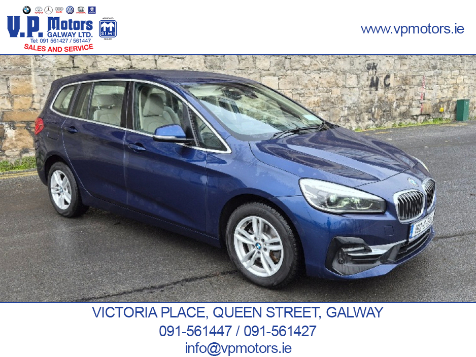 2019 BMW 2 Series Gran Tourer LUXURY EDITION, HUGH SPEC, AUTO, 1 OWNER. €22,850