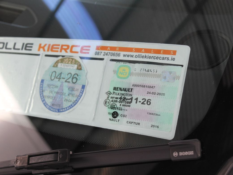 2016 Renault Captur Intense 1.5 DCI 90 EU6M 4DR €9,499