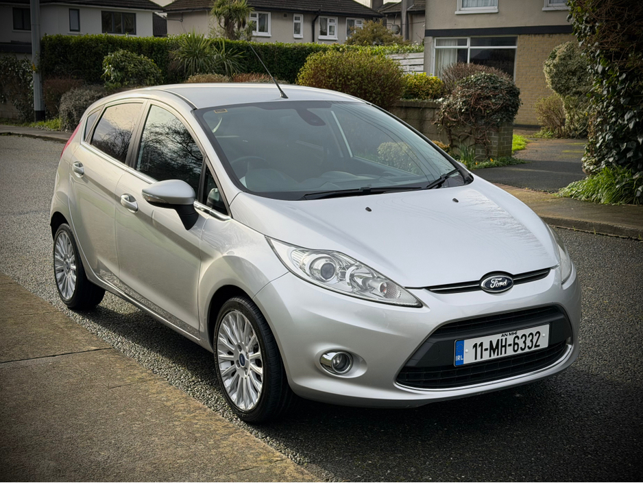 2011 Ford Fiesta 1.4 Titanium 5dr Hatchback | AA approved | 2 keys | July 26 nct | New timing belt | Sold serviced and valeted with warranty and motor history check provided. €4,999