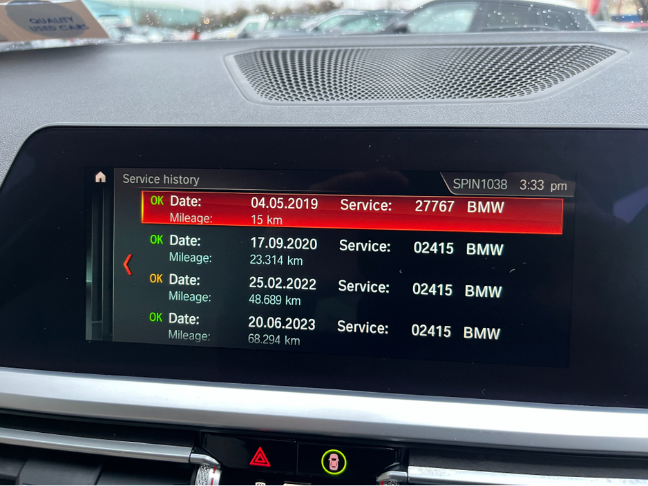 2019 BMW 3 Series 320D SPORT AUTOMATIC 2.0 DIESEL //REVERSE CAMERA//FULL LEATHER HEATED SEATS//CARPLAY// €26,950