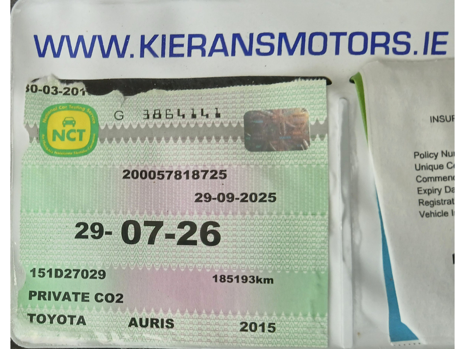 2015 Toyota Auris 1.4 D-4D AURA : €9,950