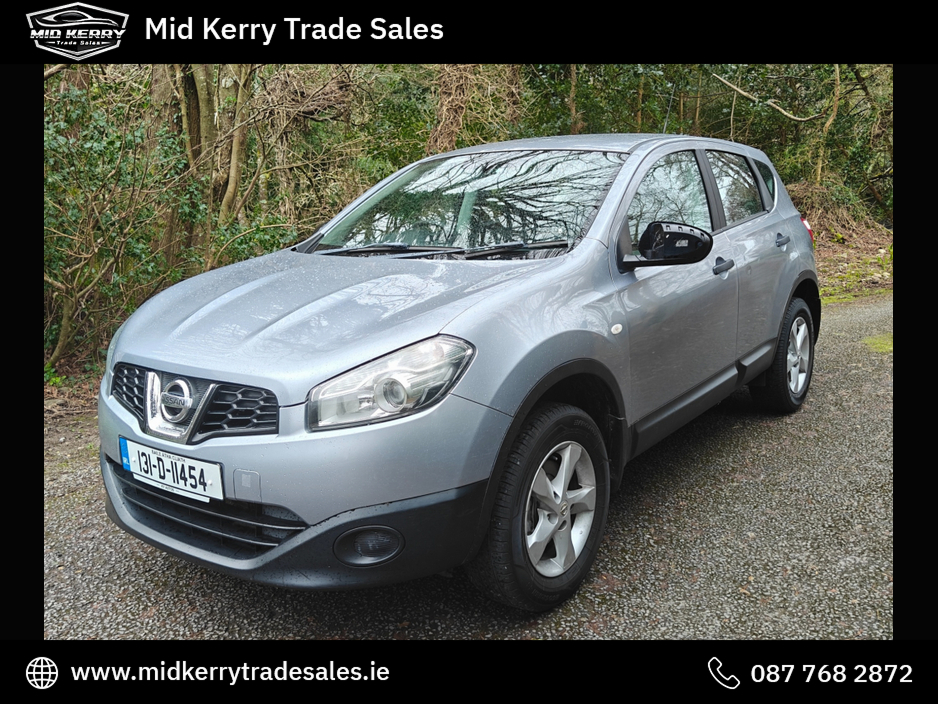 2013 Nissan Qashqai Automatic 1.6 CVT XE 4DR AUTO €5,995