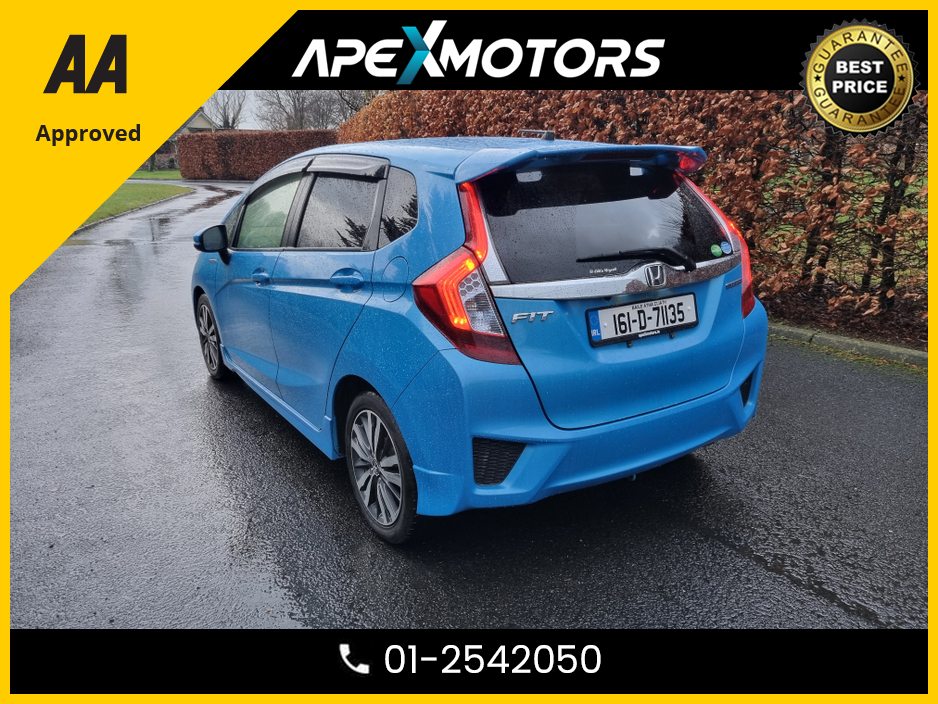 2016 Honda Fit FINANCE ARRANGED * NEW NCT JAN-28 * IMMACULATE * AA APPROVED * 101 SAFETY CHECKLIST * AUTOMATIC (DSG) * COLOUR REVERSE CAMERA * TOP-SPEC 5DR HATCH * LOW LOW KMs * CRUISE CONTROL * LOW TAX * 01-2542050 €10,949