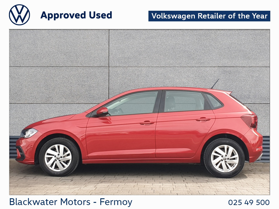 2022 Volkswagen Polo 1.0TSI 95BHP LIFE WITH FLOOR MATS €18,950