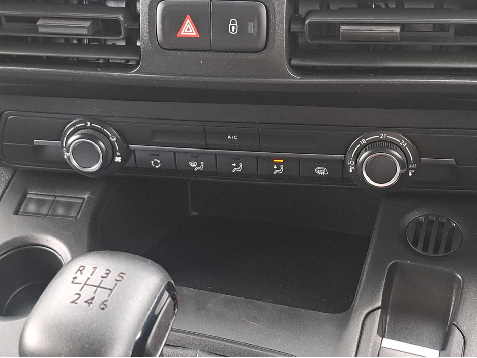 2022 Toyota Proace City Icon Model L1 1.5 Diesel SWB with 3 seats in front and double sliding doors.