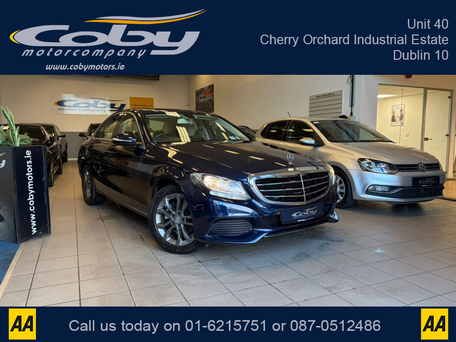 2015 Mercedes-Benz C Class 180 BLUETEC EXCLUSIVE AUTO 4DR. New NCT before collection, Tax, Full Leather, Reverse Camera, Dual Climate Control, MFSW, 2 Keys, Cruise Control, Full Electrics, BT, CD Player, Hands Free, and more. €15,950