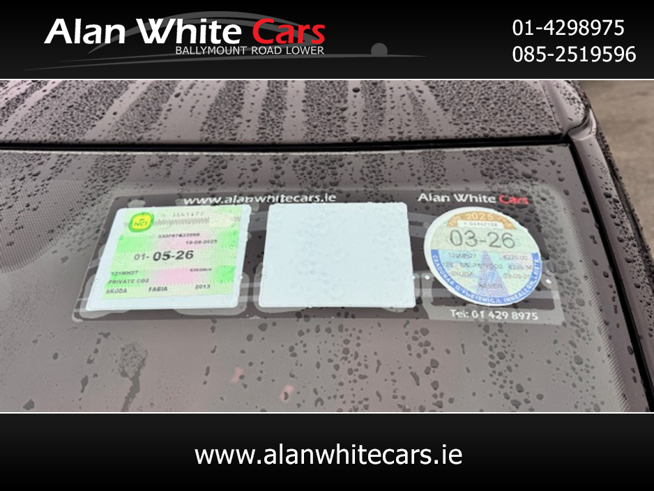 2013 Skoda Fabia MONTE CARLO 1.2 HTP 60HP 4DR €7,950