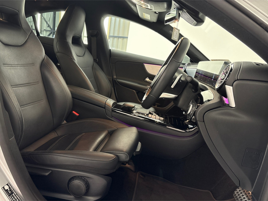 2021 Mercedes-Benz CLA Class 180 AMG LINE PREMIUM**BLACK LEATHER INTERIOR**FRONT HEATED SEATS**AMBIENT LIGHTING**UPGRADED 18"ALLOYS**TOUCH SCREEN MEDIA DISPLAY**REVERSE CAMERA**PARKING SENSORS**APPLE CARPLAY**KEYLESS START** €30,995