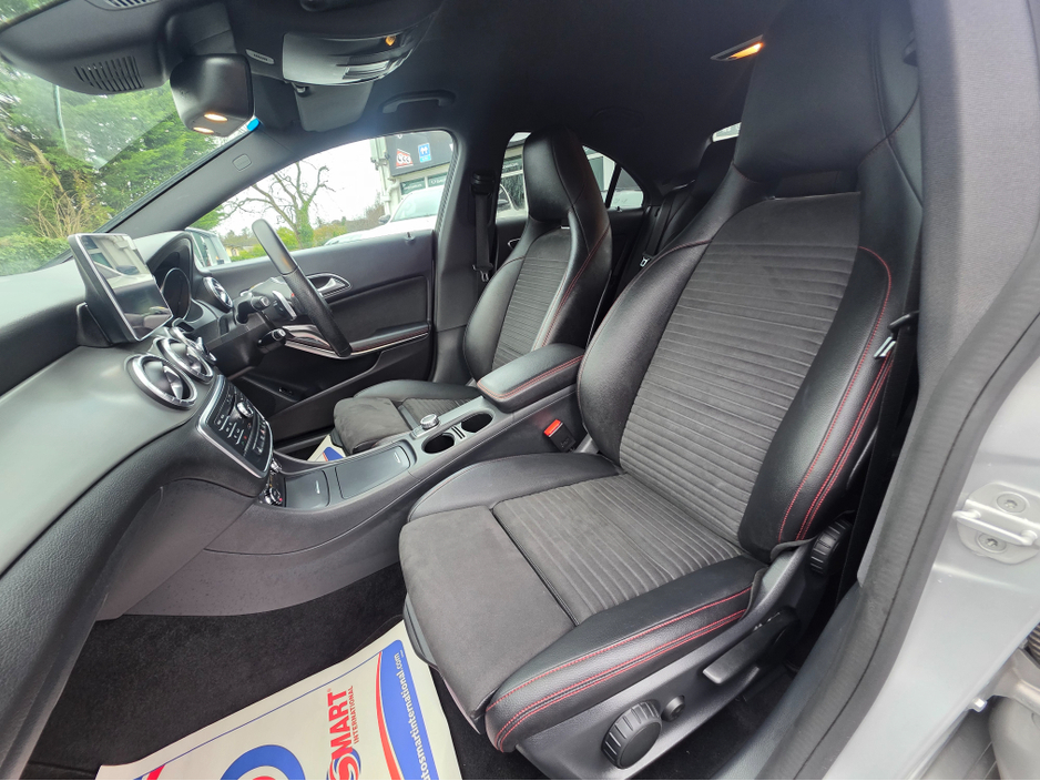 2016 Mercedes-Benz CLA Class 180 AMG LINE SAT NAV PACK LEATHER HEATED ELECTIC SEATS , CARPLAY - PRIVACY GLASS - REV CAMERA - ALLOYS - €19,750