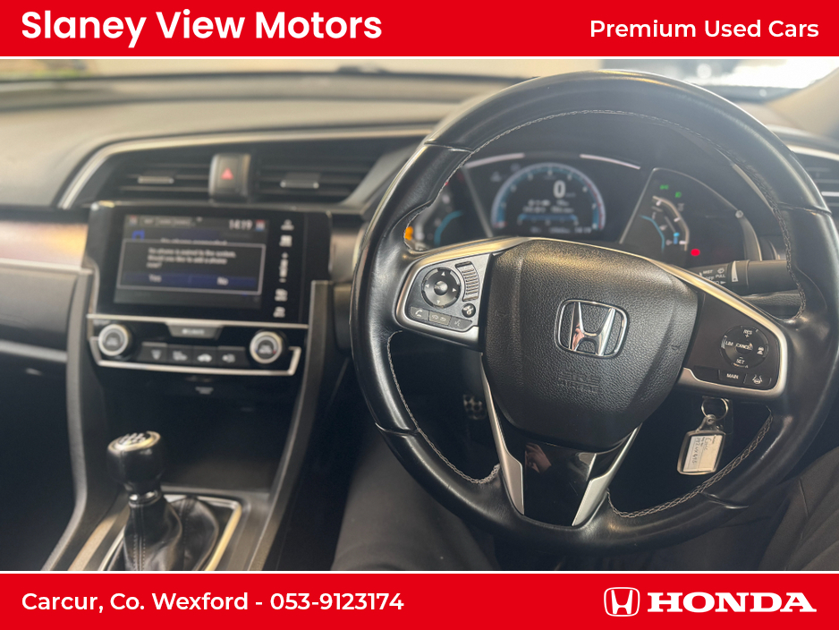 2019 Honda Civic 4DR 1.0 124BHP SMART PLUS €19,950