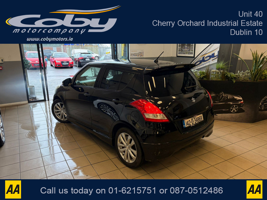 2014 Suzuki Swift 1.2 RS Model 5DR AUTO. Immaculate Car, New NCT done before collection, Touch Screen Radio, Air Con, Full Electrics, Stop/Start Button, Mirror Link, Sat Nav, and more. €8,950
