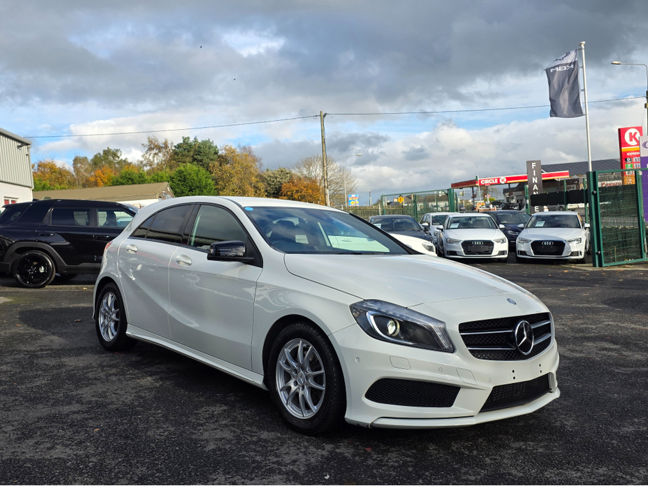 2013 Mercedes-Benz A Class ( 132 REG ) A180 AMG INTERIOR FULL LEATHER  HEATED ELECTRIC SEATS / HI SPEC  LOW ROAD TAX BAND / SIMI DEALER €13,450