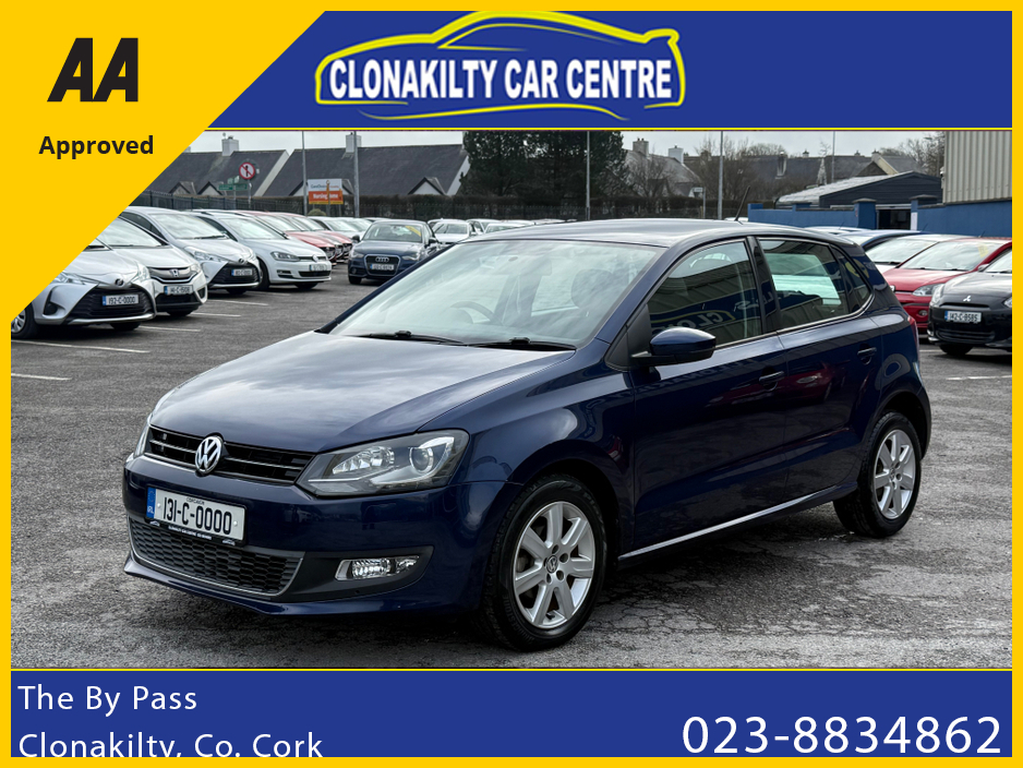 2013 Volkswagen Polo 131 navy] Vw Polo 1.2 Petrol Tsi Automatic €9,949