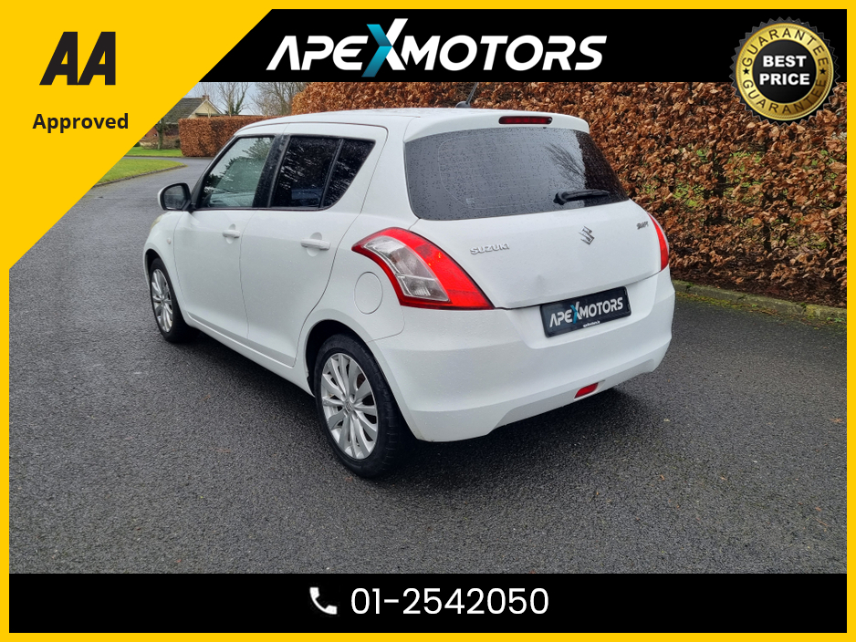 2012 Suzuki Swift 1.2 MANUAL * TOP-SPEC SZ3 * NEW NCT FEB-27 * ONE OWNER FROM NEW * IMMACULATE * 6-STAMPS in SERVICE HISTORY * AA APPROVED * 101 SAFETY CHECKLIST * LOW LOW MILES * CRUISE CONTROL * LOW TAX * 12-MONTH RO €6,949