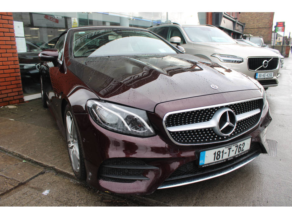 2018 Mercedes-Benz E Class 220 D AMG SPORT 2DR AUTO CABRIOLET €29,950