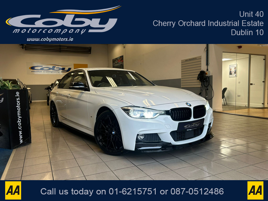 2017 BMW 3 Series 330E  M Sport Saloon 4DR 330E Auto Plug-in Hybrid. New NCT, Upgraded 19inch Alloy Wheels, Full Body Kit, 2Keys,Sat Nav, MFSW, Dual Climate Control, Cruise Control, Reverse Cam, Full Electrics, & more. €21,950