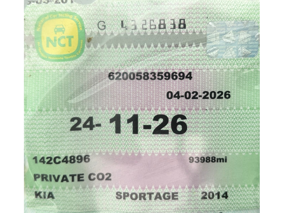 2014 Kia Sportage 1.7 CRDI 3 2WD SATELLITE NAV 5DR €8,950