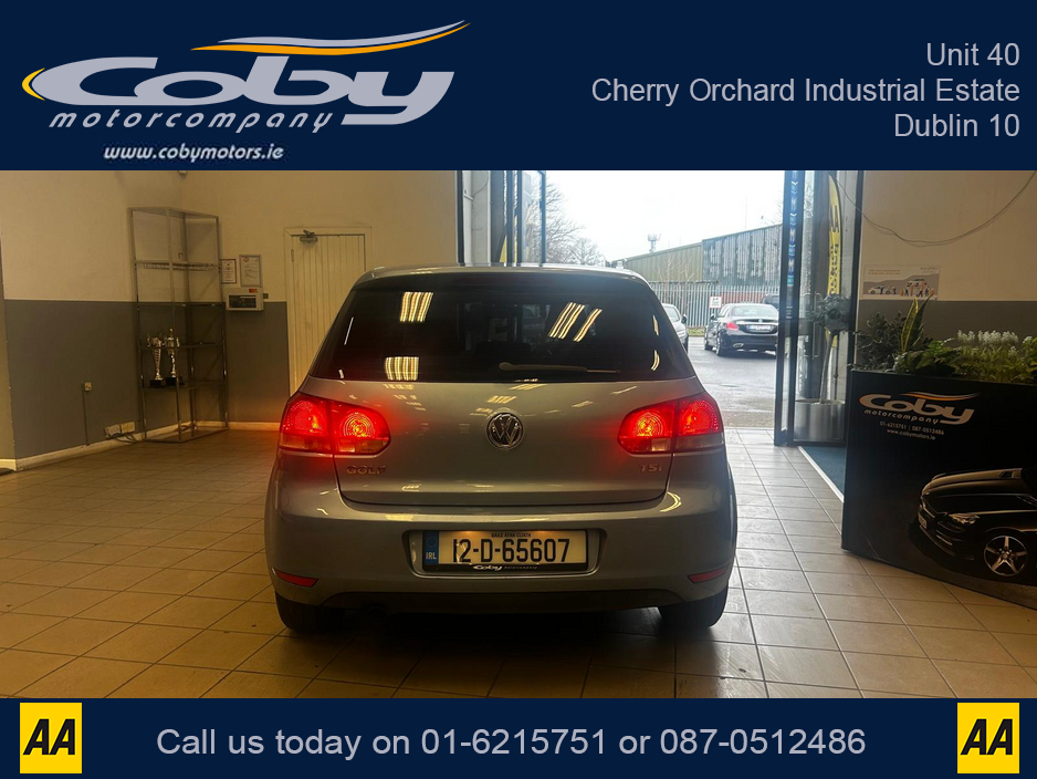 2012 Volkswagen Golf 1.2 5DR AUTO. NCT, Alloy Wheels, Air Conditioning, Irish Radio, Auto Lights/Wipers, Folding Rear Seats, Bluetooth, Full Electrics, FSH, & more. €8,450