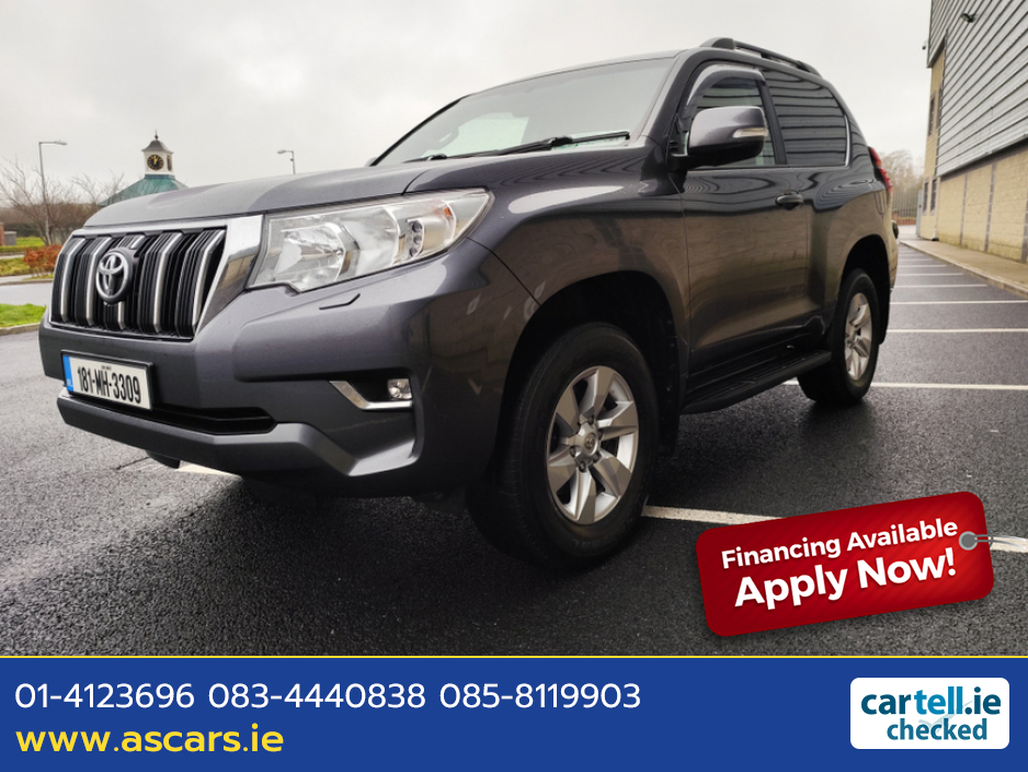 2018 Toyota Landcruiser SWB GX COMMERCIAL ** AUTOMATIC ** PRICE PLUS V.A.T ** FULL V.A.T INVOICE AVAILABLE ** €29,995