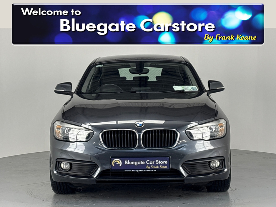 2017 BMW 1 Series 116D**MULTIFUNCTIONAL STEERING WHEEL**BLACK CLOTH INTERIOR**DIGITAL MEDIA DISPLAY**BLUETOOTH**AIR CONDITIONING**NAVIGATION**ISOFIX**FINANCE AVAILABLE** €14,995