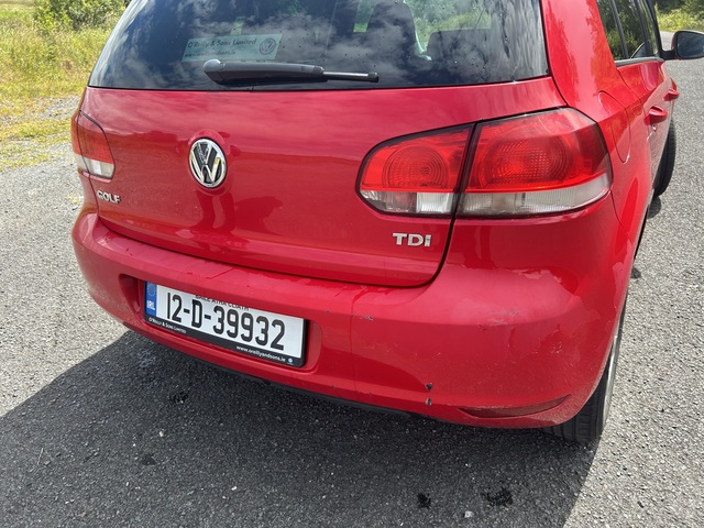 2012 Volkswagen Golf 250 TDI MANUAL 5SPEED 90HP 4DR 1.6 €5,250