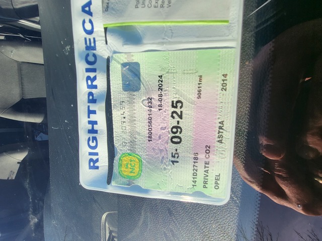 2014 Opel Astra S 1.4 I 100PS 5DR €5,500