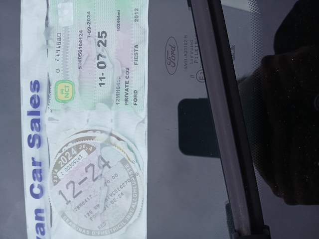 2012 Ford Fiesta 1.25 ZETEC 82PS 3DR ARGENTO €2,800